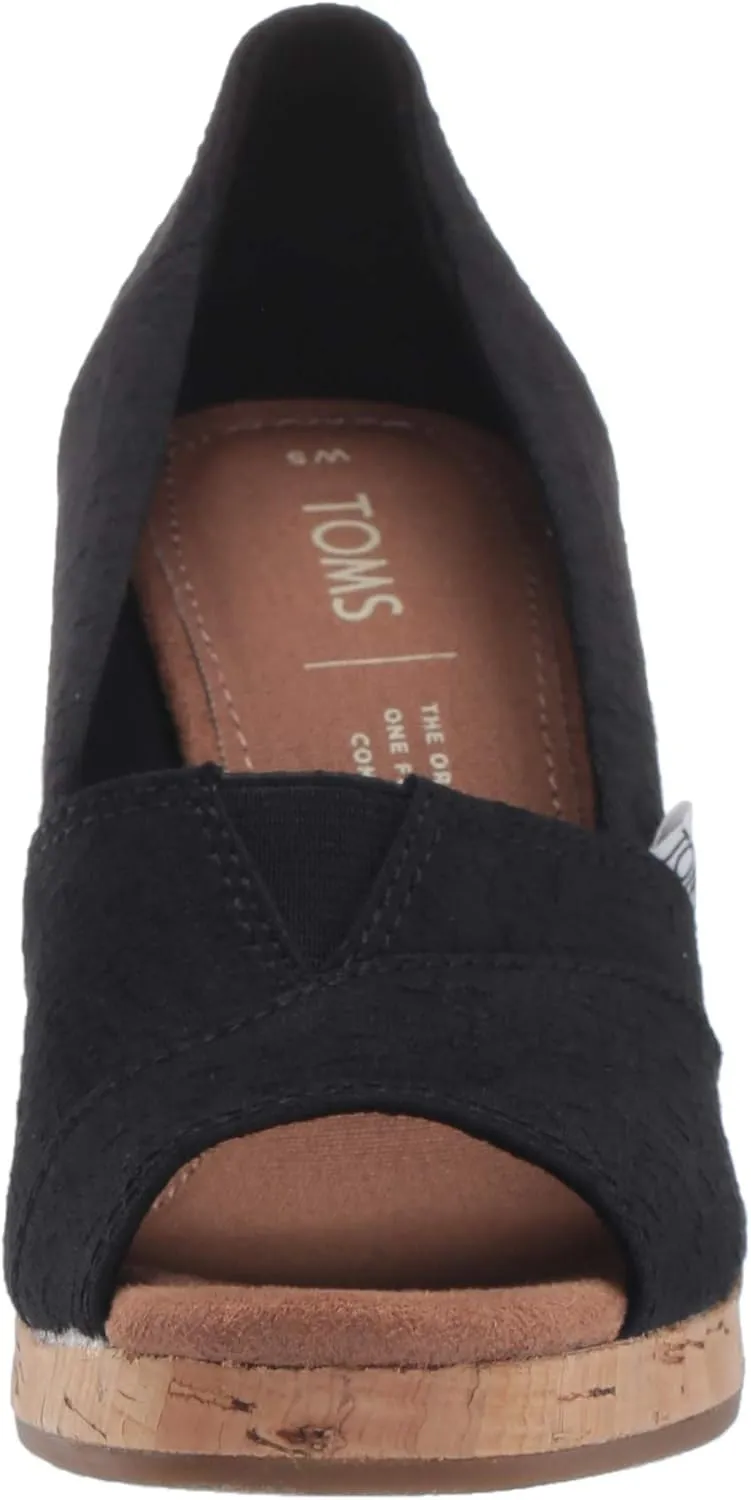 TOMS Women's Classic Espadrille Wedge Sandal