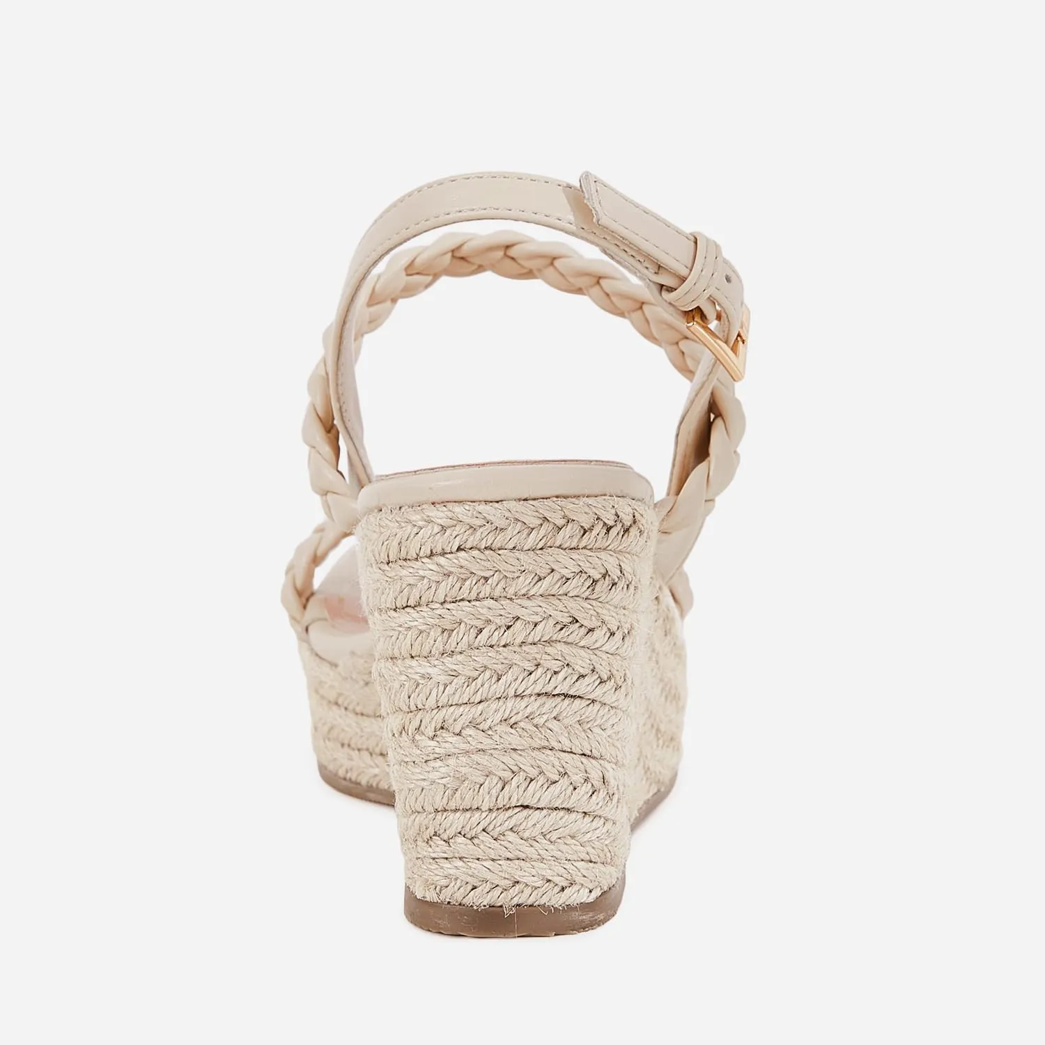 Trish Lucia Womens Espadrille Wedge Sandals Platform Braided Open Toe High Heel Ankle Strap Buckle Summer Causal Dress Shoes