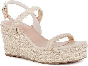Trish Lucia Womens Espadrille Wedge Sandals Platform Braided Open Toe High Heel Ankle Strap Buckle Summer Causal Dress Shoes