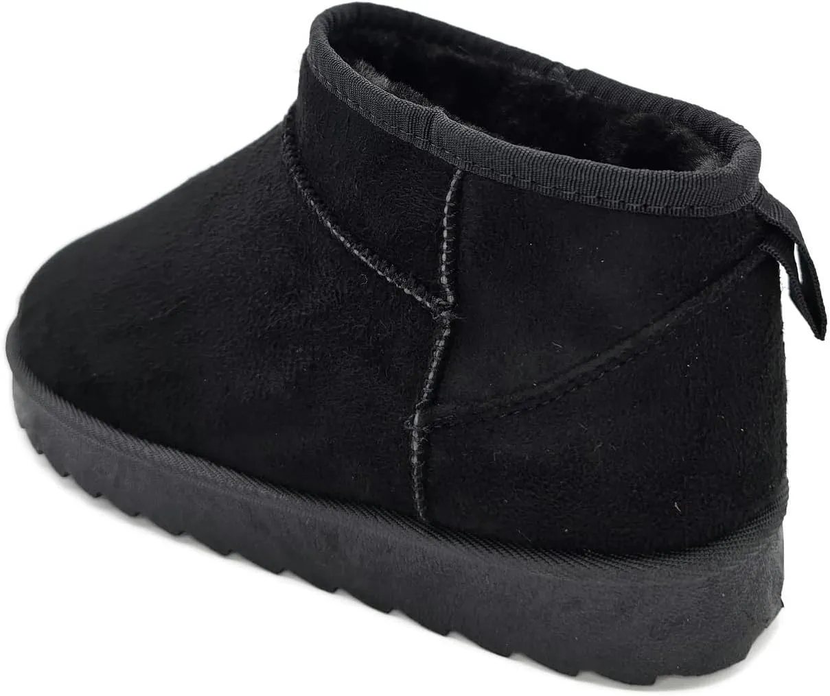 TruFox Womens Mini Boots Classic Faux Fur Lined Slip On Ankle Booties