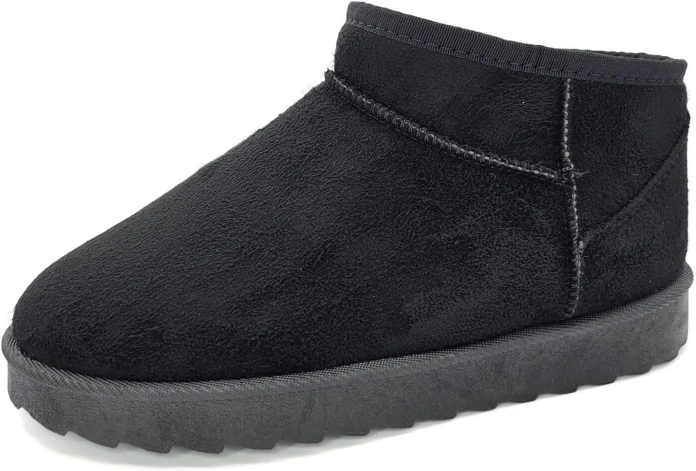 TruFox Womens Mini Boots Classic Faux Fur Lined Slip On Ankle Booties