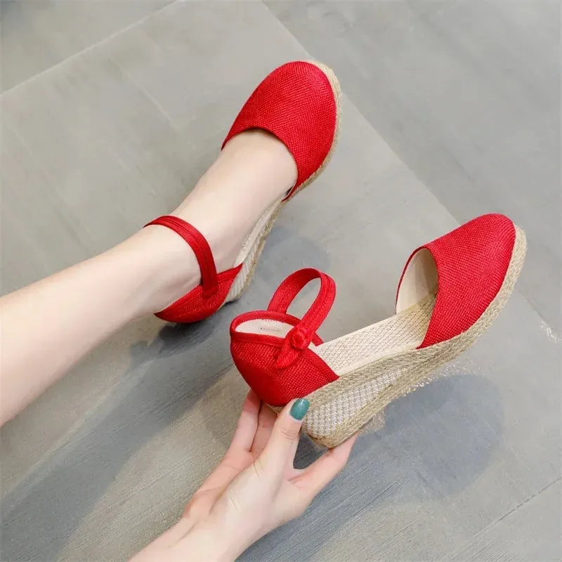 Trusted platform Espadrille Summer Comfort Safe Wedge Sandals
