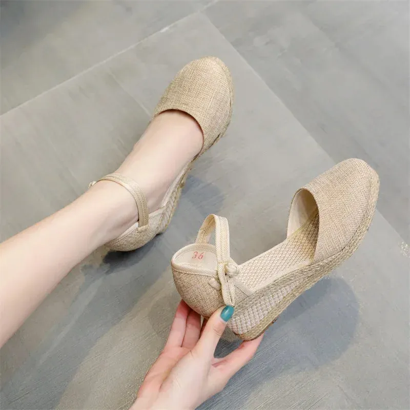 Trusted platform Espadrille Summer Comfort Safe Wedge Sandals