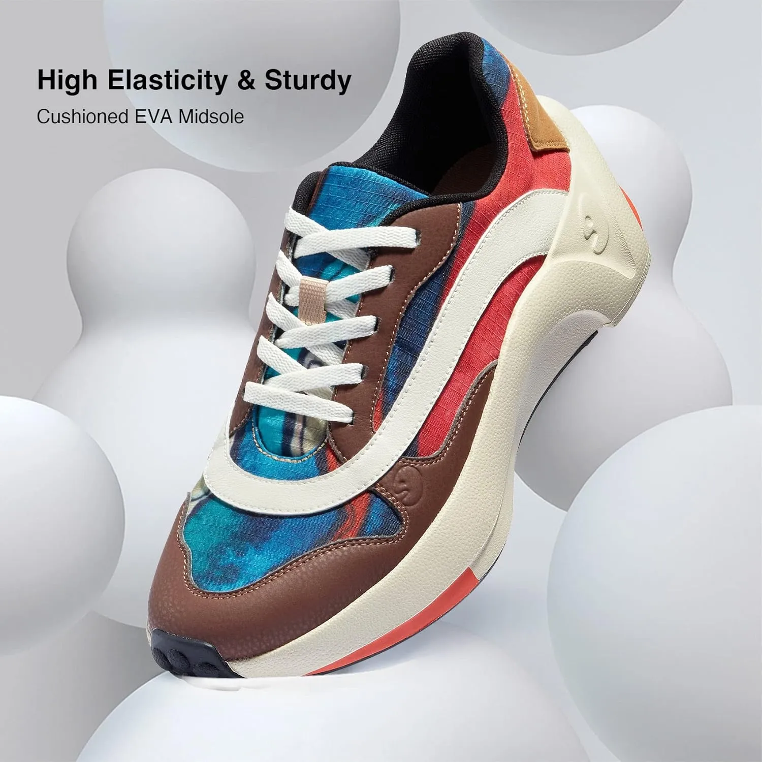 UIN Men's Art Travel Walking Shoes Slip On Casual Lightweight Wide Toe Fashion Sneaker Sevilla