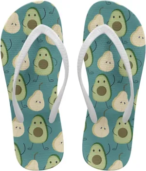 UNICEU Womens Flip Flops Casual Comfortable Soft Footbed Beach Thong Sandals Non-Slip Quick Dry Bathroom Shower Shoes