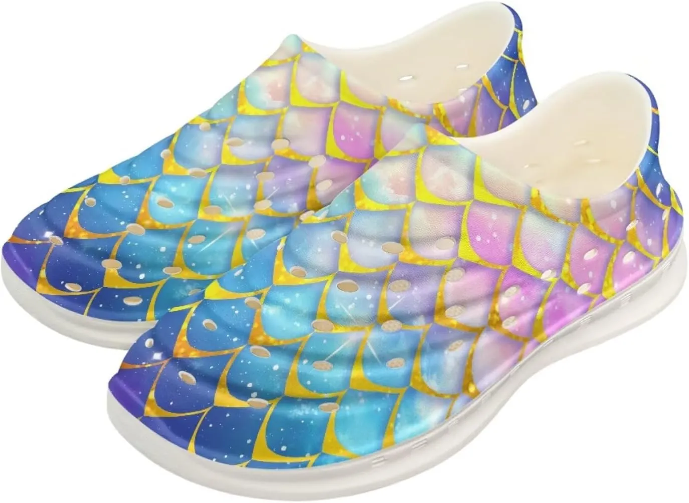 Unisex-Child Clogs Boys Girls Garden Clogs Summer Sandals Slip on Water Beach Shoes Quick Dry