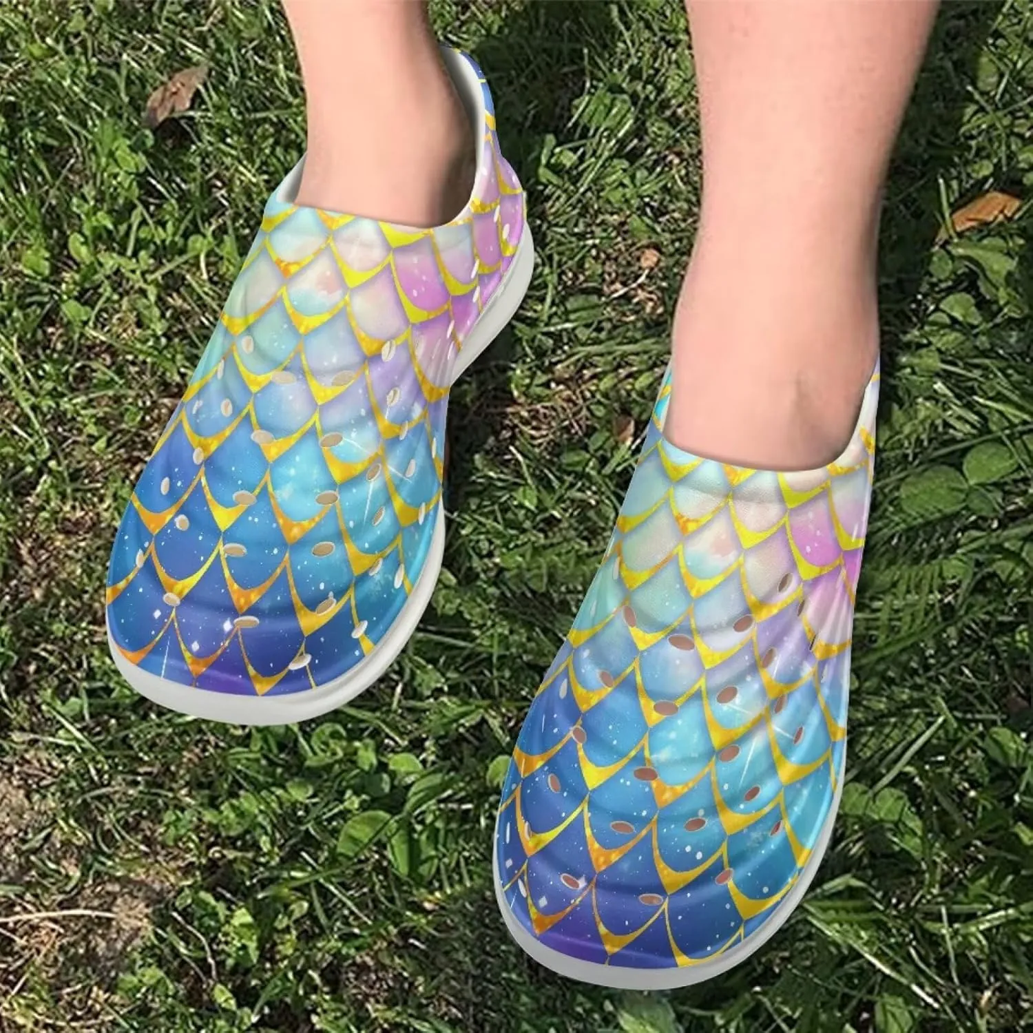 Unisex-Child Clogs Boys Girls Garden Clogs Summer Sandals Slip on Water Beach Shoes Quick Dry