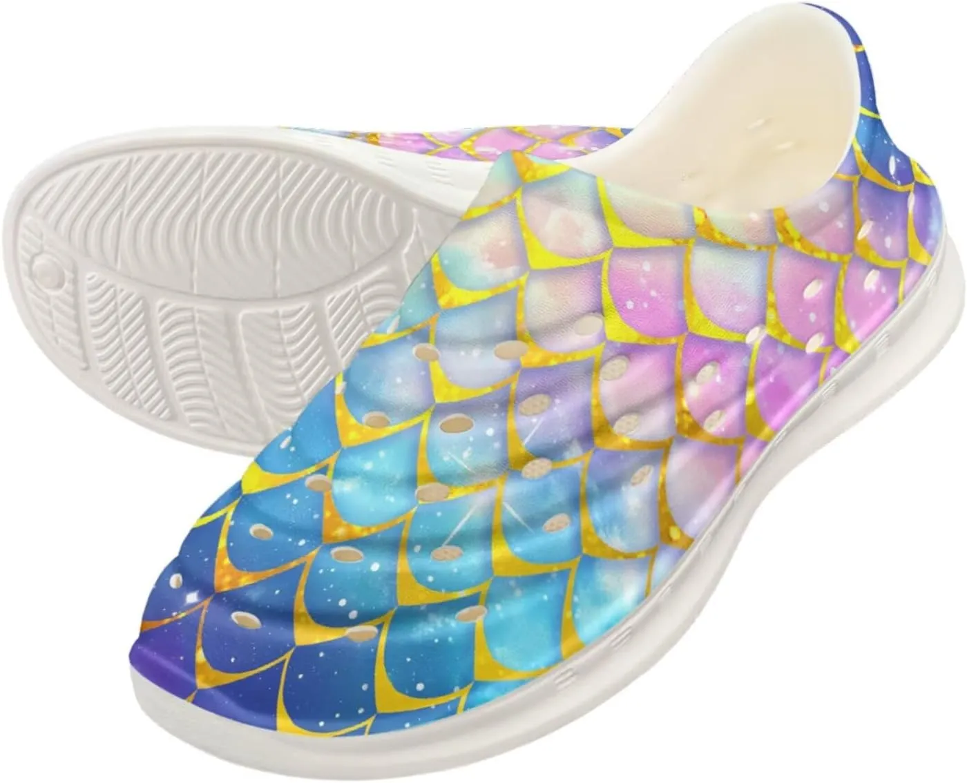 Unisex-Child Clogs Boys Girls Garden Clogs Summer Sandals Slip on Water Beach Shoes Quick Dry