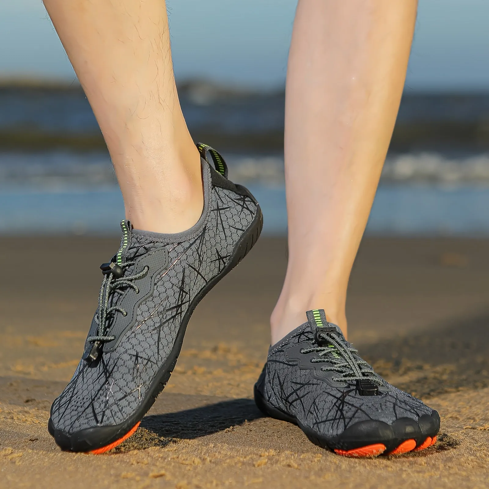 Unisex Quick Dry Water Shoes - Lightweight, Non Slip, Adjustable