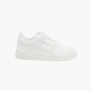Valentino Rockstud White Leather Sneakers