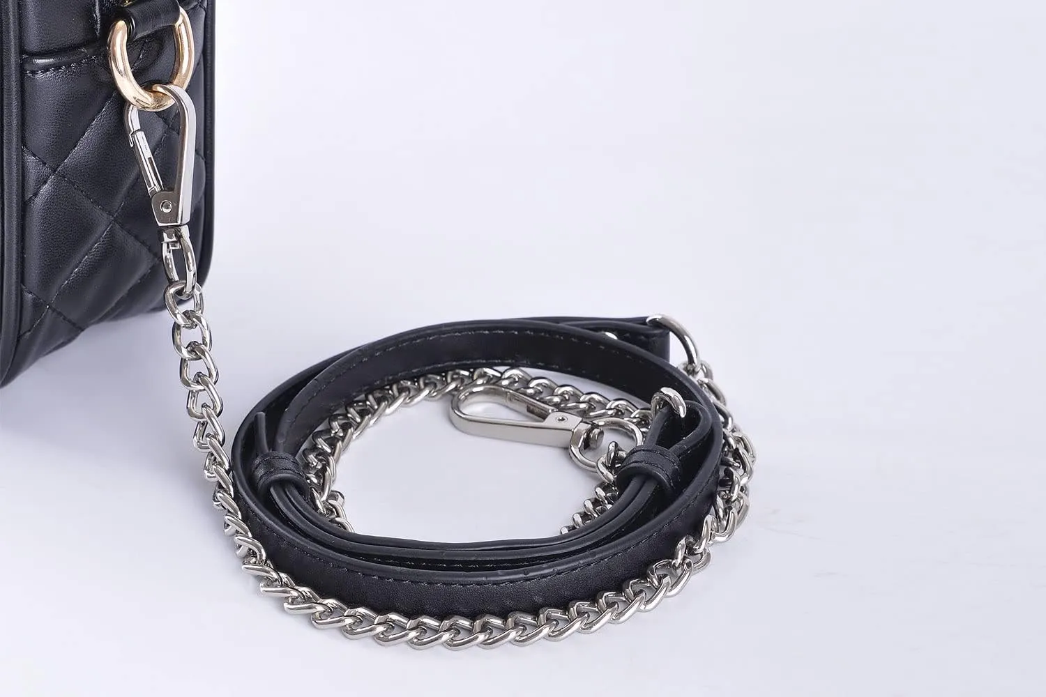 VanEnjoy Genuine Leather Chain Strap Replacement Purse Crossbody Bag Handbag Adjustable
