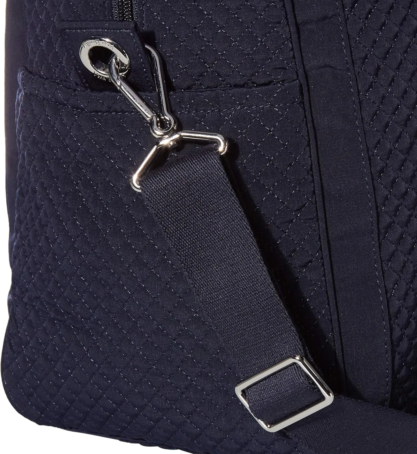 Vera Bradley Women's Microfiber Weekender Travel Bag, Navy, One Size