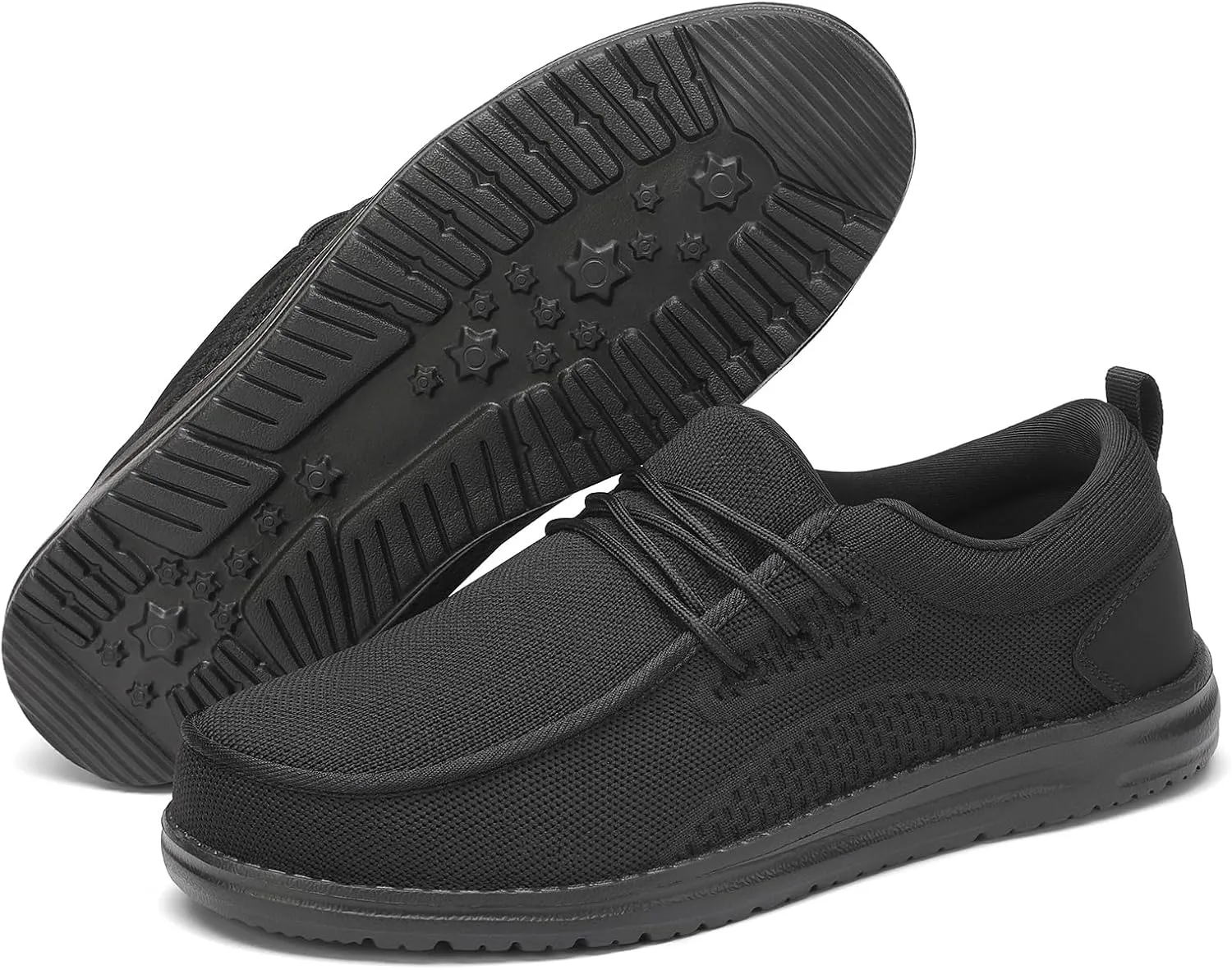 VikoViren Steel Toe Shoes for Men Slip On Safety Work Sneakers Puncture Proof Indestructible Comfy Lounging Walking Loafers Slip Resistant Lightweight Construction Shoes