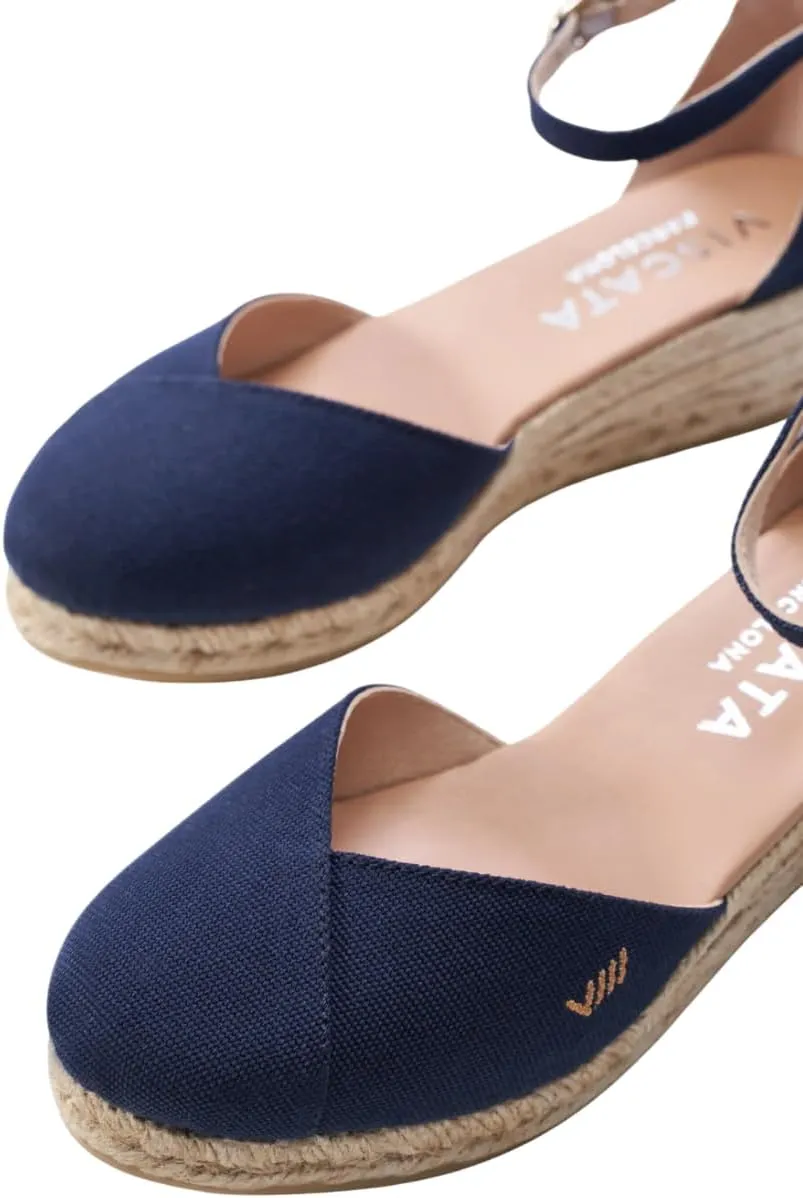 VISCATA Formiga Canvas Espadrille Sandal Wedges, Comfort and Style for Every Occasion, Size 5-12