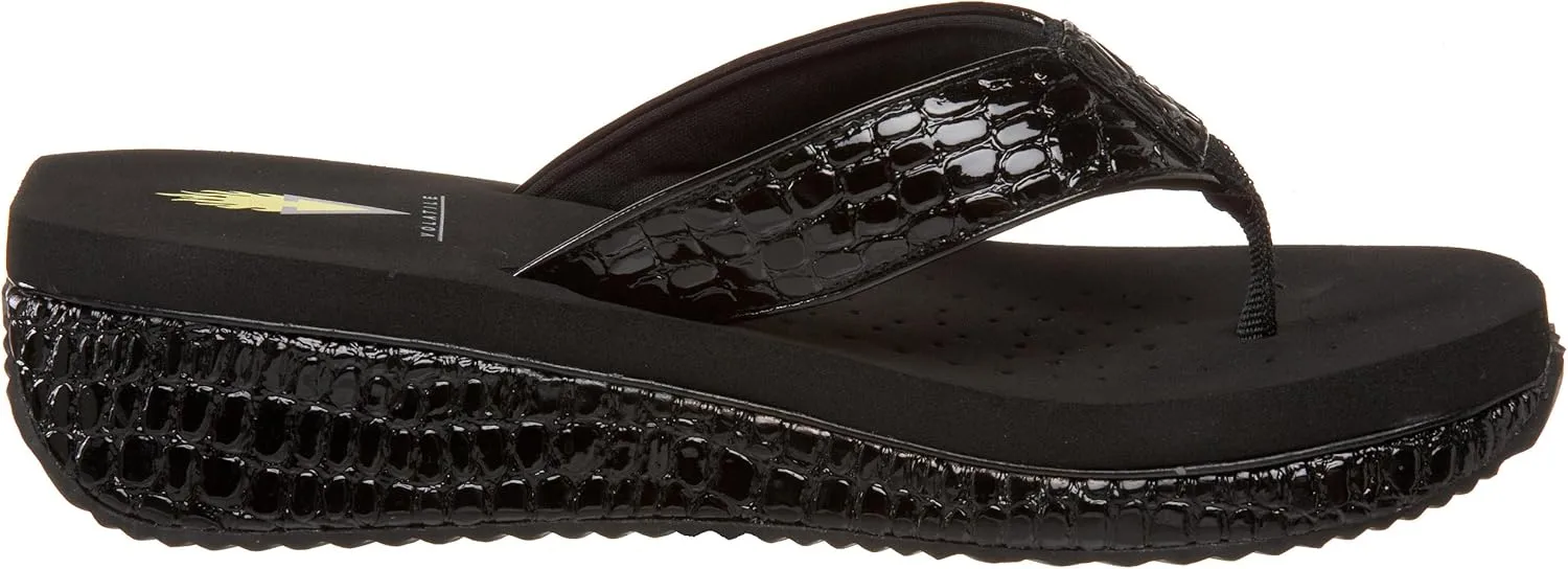 VOLATILE Women's Mini Croco Flip-Flop