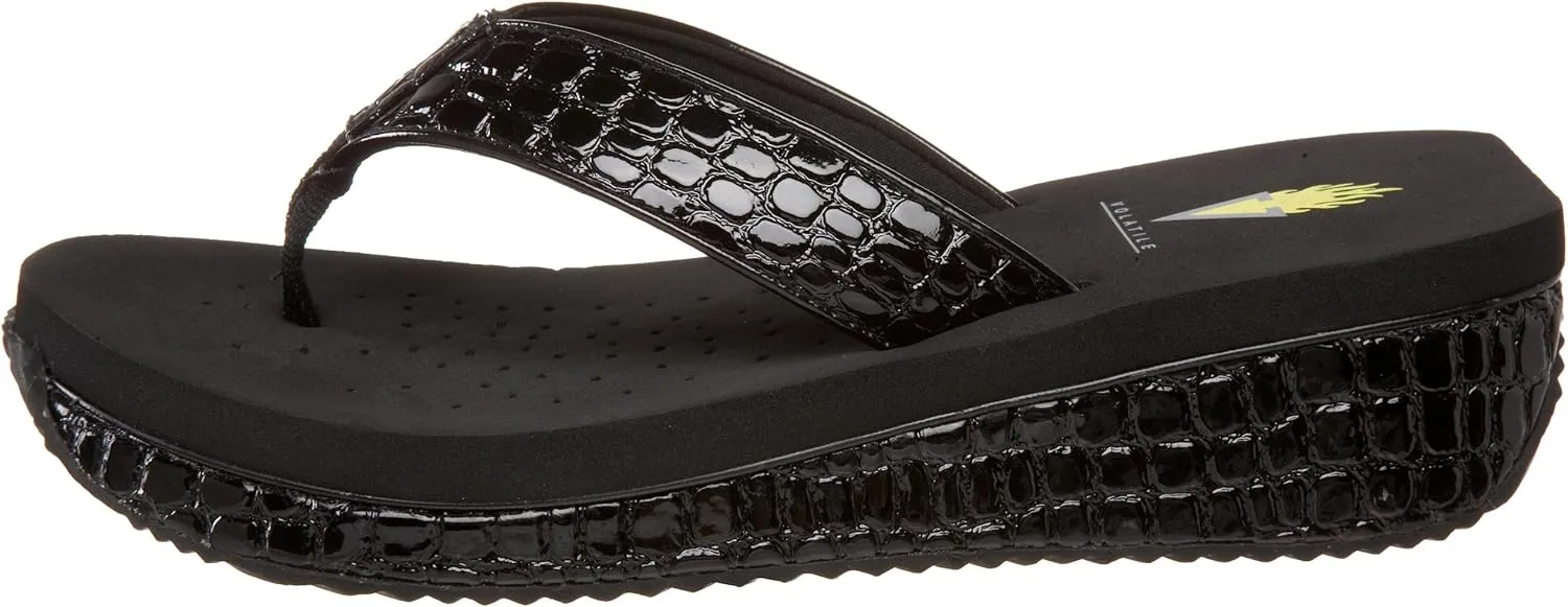 VOLATILE Women's Mini Croco Flip-Flop