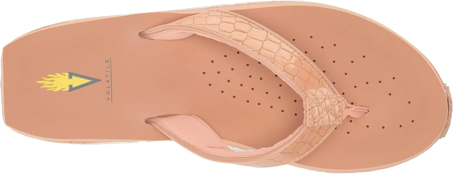 VOLATILE Women's Mini Croco Flip-Flop