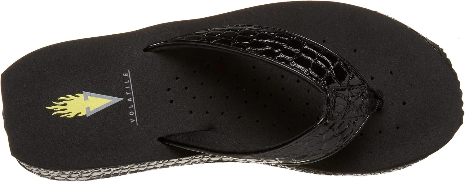 VOLATILE Women's Mini Croco Flip-Flop