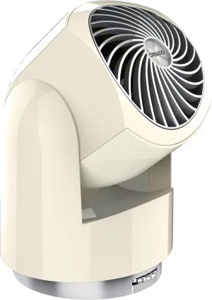 Vornado Flippi V10 Oscillating Compact Air Circulator Fan, Quiet Portable Fan for Office or Bedroom, Adjustable Head, 3 Speeds, Vintage White