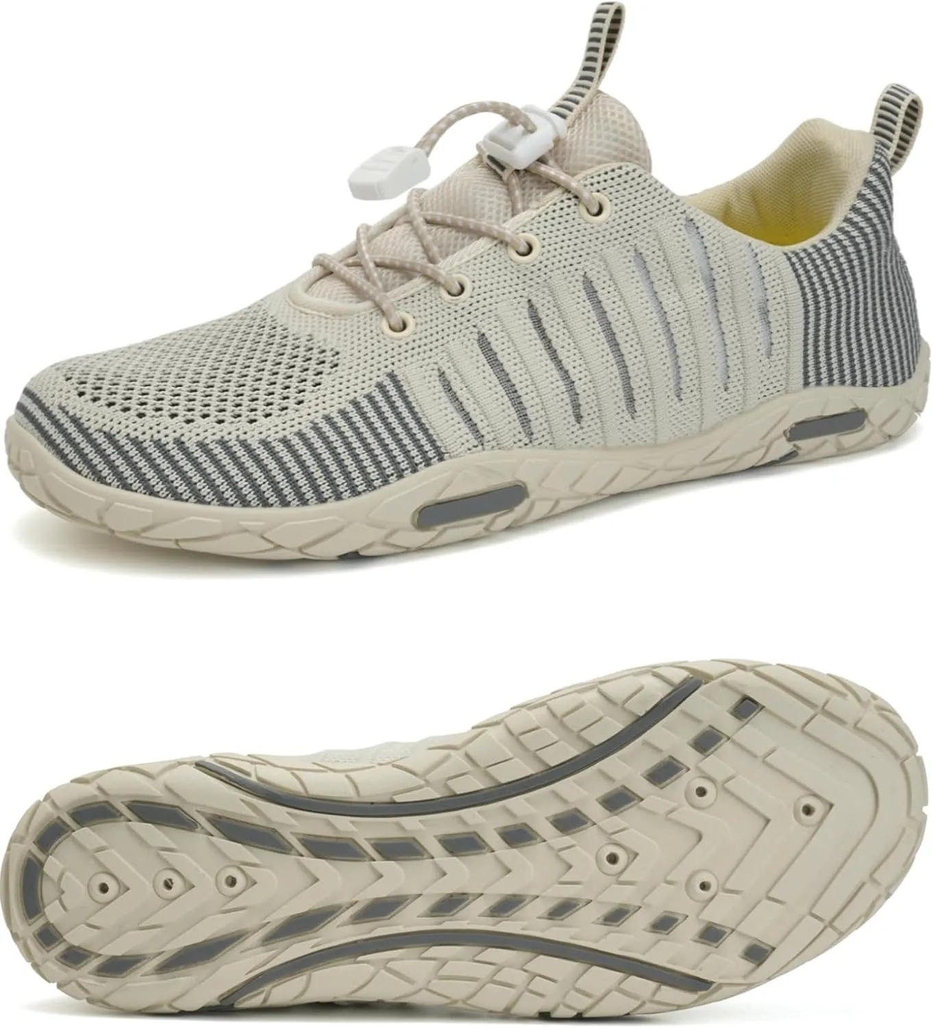 WateLves Barefoot Water Shoes Women Men Beach Swim Shoes Athletic Quick-Dry Aqua Socks Breathable Mesh Sneakers Walking Shoes