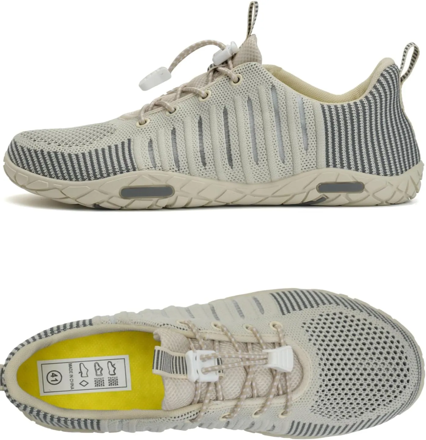 WateLves Barefoot Water Shoes Women Men Beach Swim Shoes Athletic Quick-Dry Aqua Socks Breathable Mesh Sneakers Walking Shoes