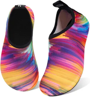 WateLves Kids Water Shoes Toddler Girls Boys Barefoot Non-Slip Quick Dry Aqua Socks for Beach Swim Walking