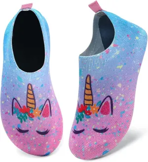 WateLves Kids Water Shoes Toddler Girls Boys Barefoot Non-Slip Quick Dry Aqua Socks for Beach Swim Walking