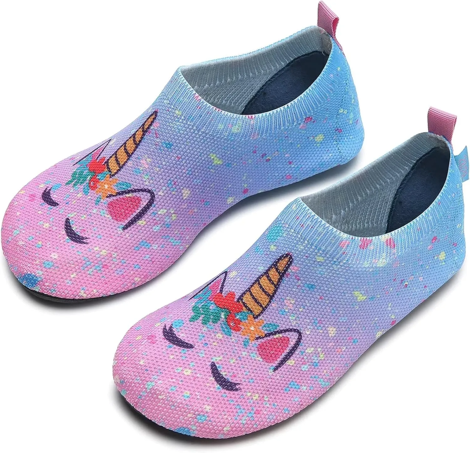 WateLves Kids Water Shoes Toddler Girls Boys Barefoot Non-Slip Quick Dry Aqua Socks for Beach Swim Walking