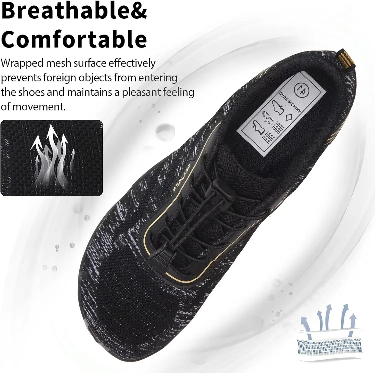 WateLves Water Shoes Mens Womens Beach Swim Shoes Quick-Dry Aqua Socks Pool Shoes for Surf Yoga Water Aerobics