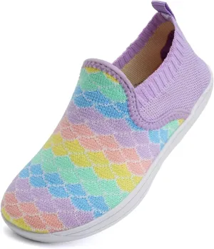 WateLves Wide Toddler Water Shoes Little Boys Girls Barefoot Shoes Quick Dry Slip on Aqua Socks for Swim Beach Pool Water Sport