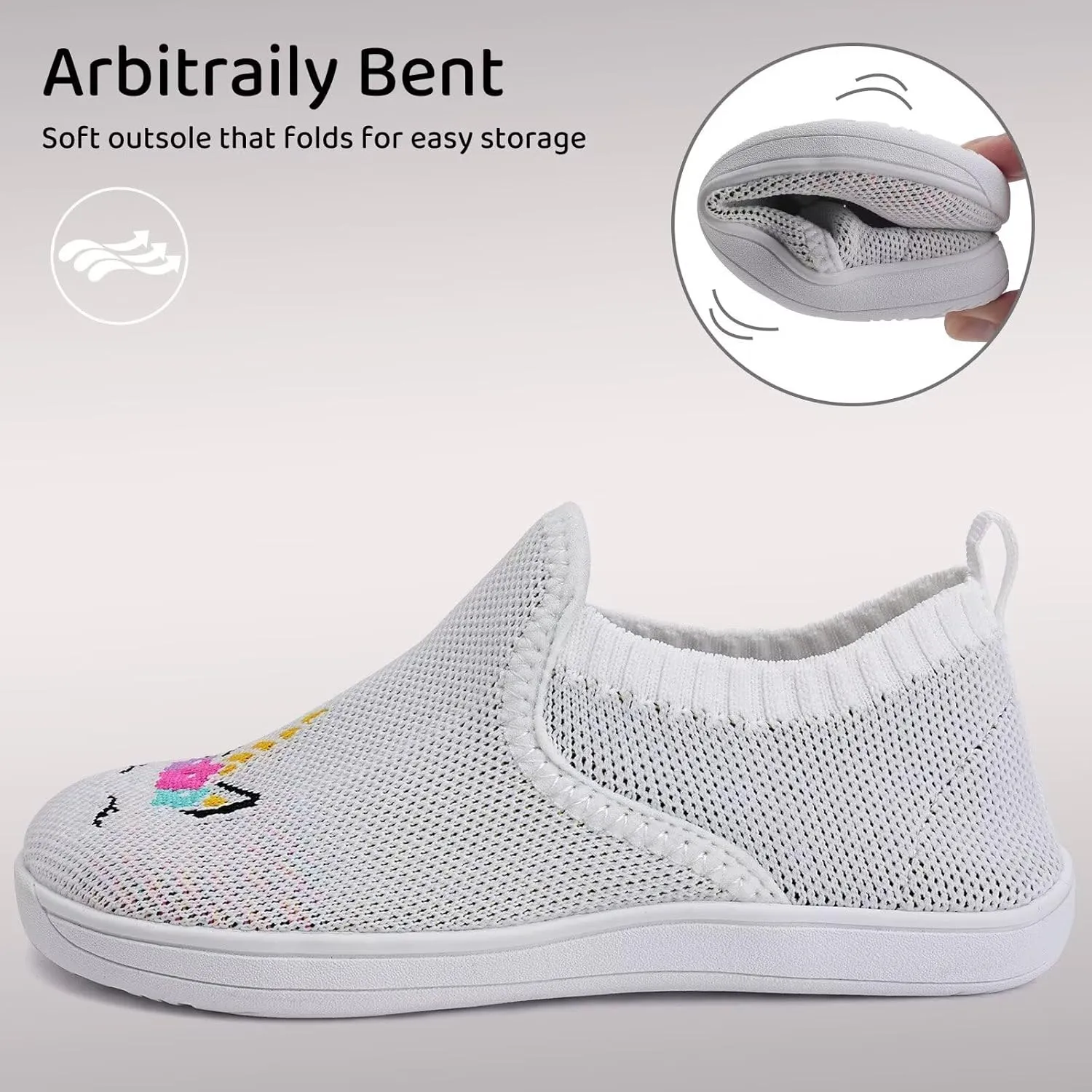 WateLves Wide Toddler Water Shoes Little Boys Girls Barefoot Shoes Quick Dry Slip on Aqua Socks for Swim Beach Pool Water Sport
