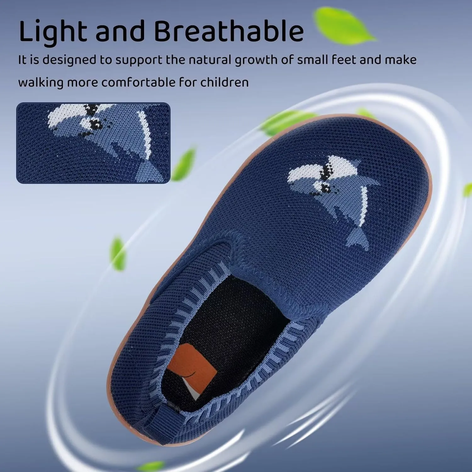 WateLves Wide Toddler Water Shoes Little Boys Girls Barefoot Shoes Quick Dry Slip on Aqua Socks for Swim Beach Pool Water Sport