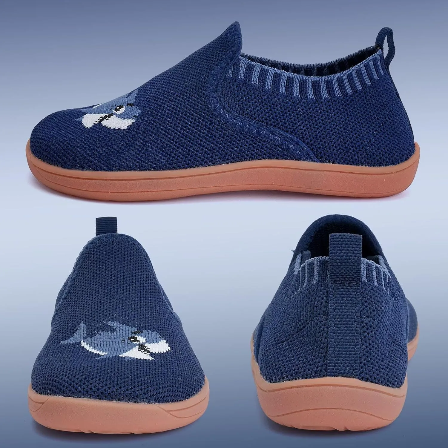 WateLves Wide Toddler Water Shoes Little Boys Girls Barefoot Shoes Quick Dry Slip on Aqua Socks for Swim Beach Pool Water Sport