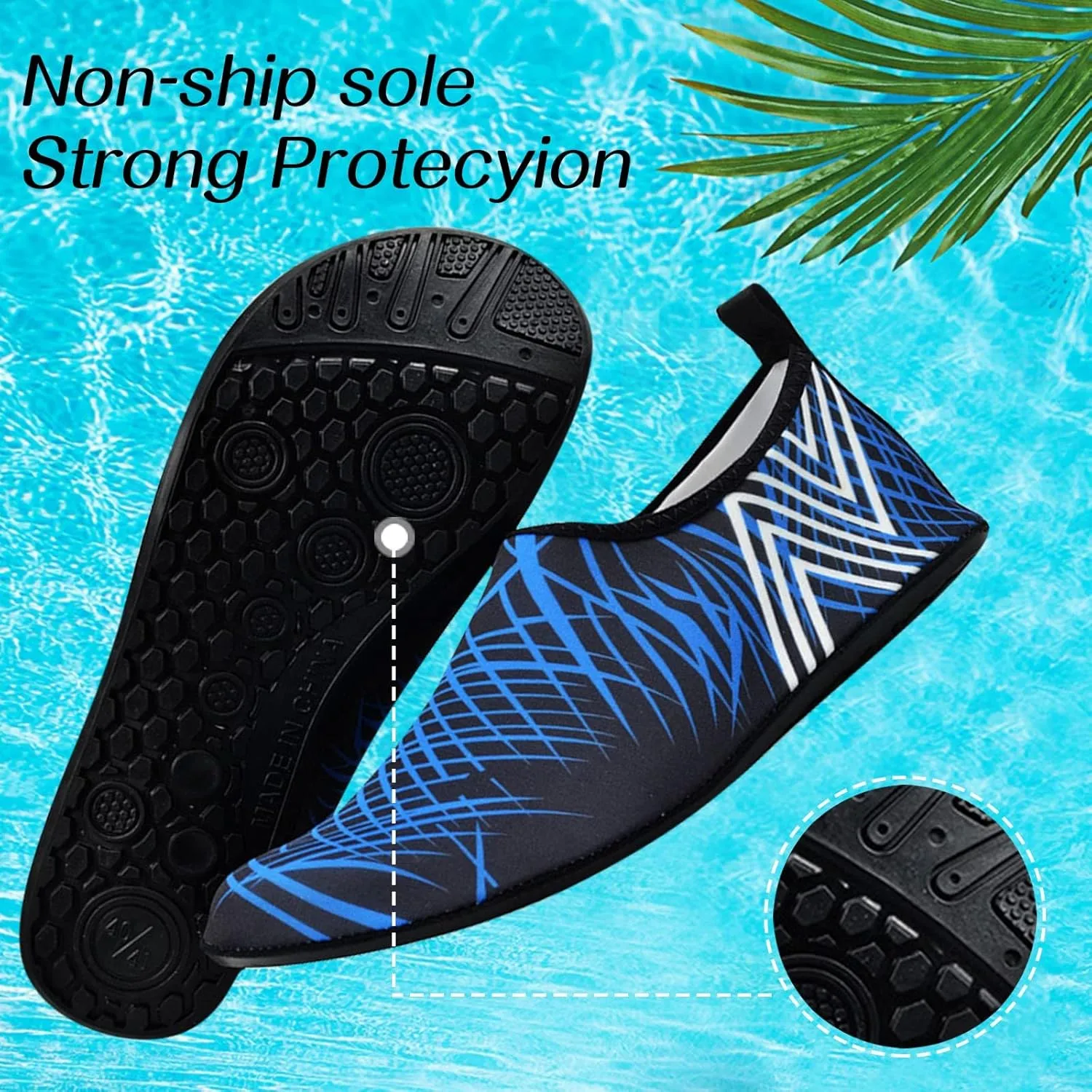 Water Shoes Barefoot Aqua Quick Dry for Women Men Beach Swim Pool Surf Yoga Hiking Kayaking Lightweight Non Slip Outdoor Shoes