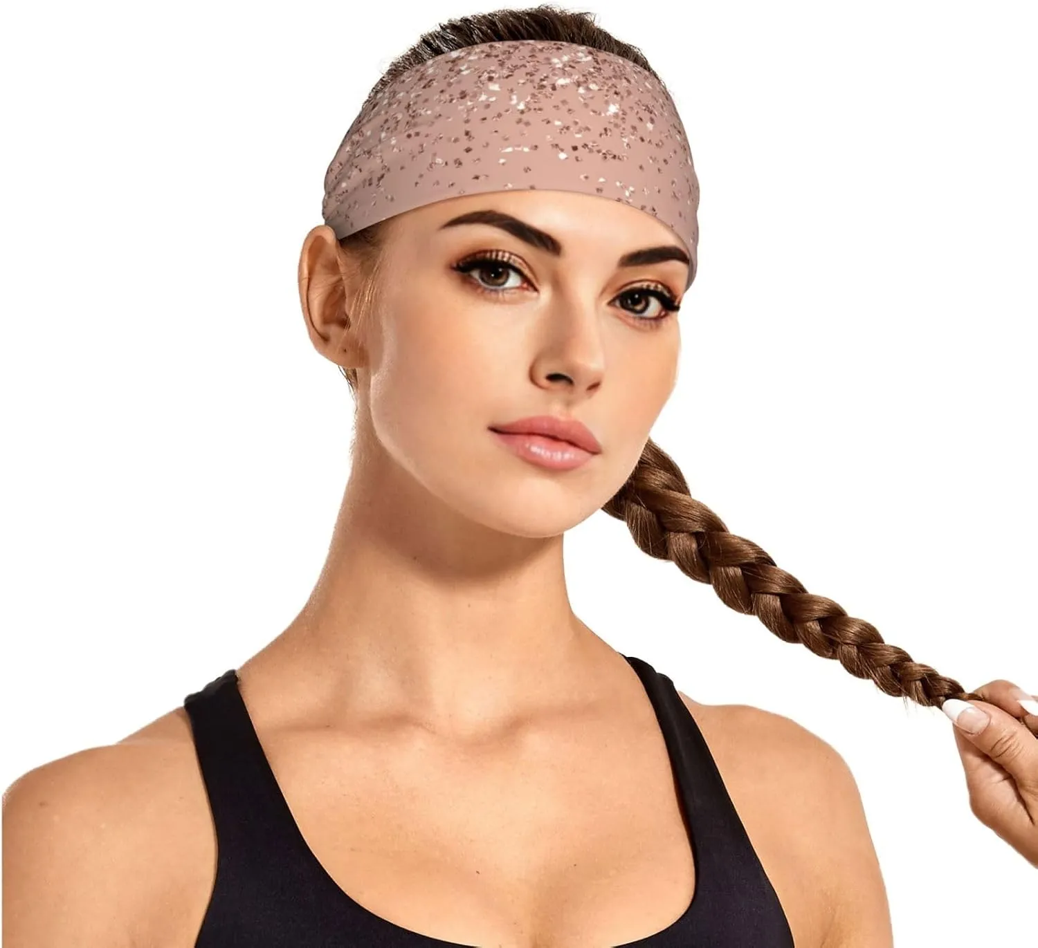 Westie Dogs Beach Summer Tropical Workout Headbands Fashion Sports Sweatbands Yoga for Fitness Athletic Non Slip Wicking Headscarf for Men Womens Girls Summer Accessories Elastic Bands