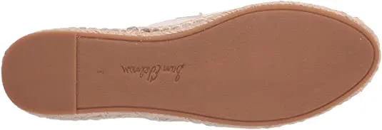 White Door-to-door delivery Flat Quick delivery Kesia Loafers Slip On Bright Espadrille Toe Sam Edelman Round