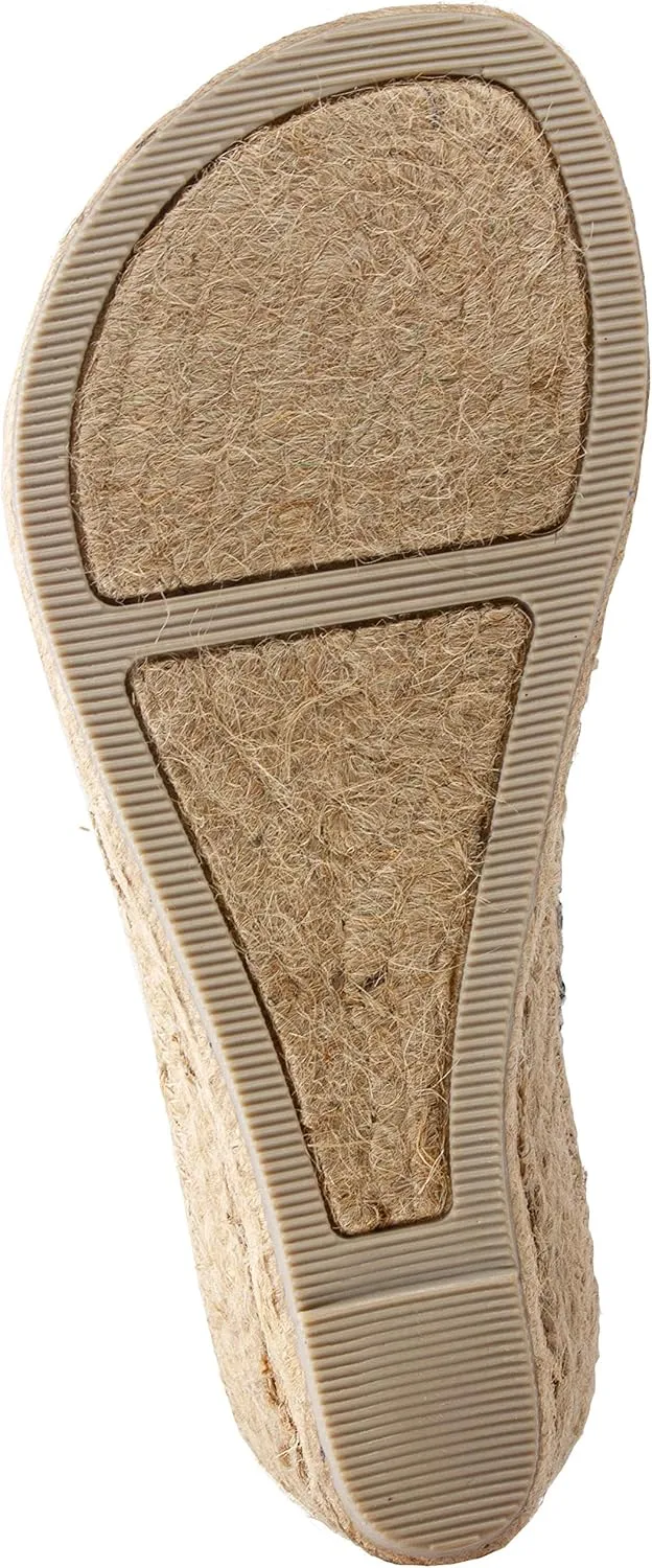 WHITE MOUNTAIN Women's Beachball Espadrille Wedge Sandal