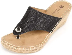 WHITE MOUNTAIN Women's Beachball Espadrille Wedge Sandal