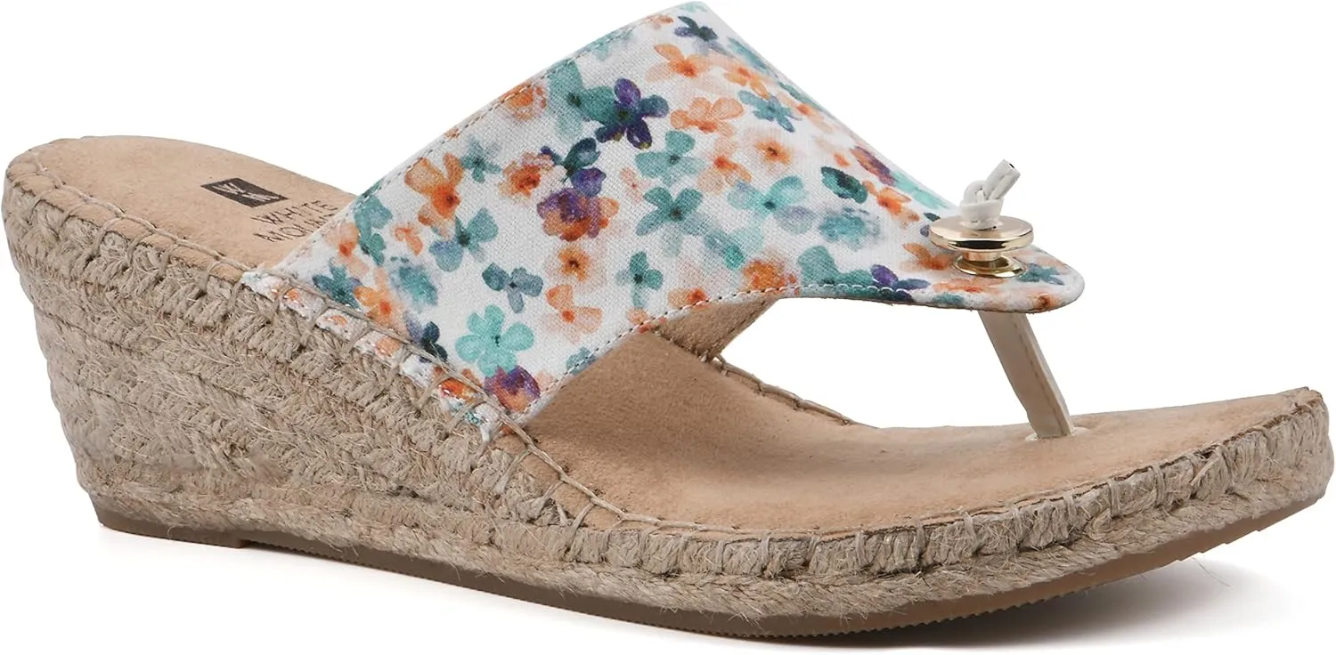 WHITE MOUNTAIN Women's Beachball Espadrille Wedge Sandal