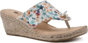 WHITE MOUNTAIN Women's Beachball Espadrille Wedge Sandal