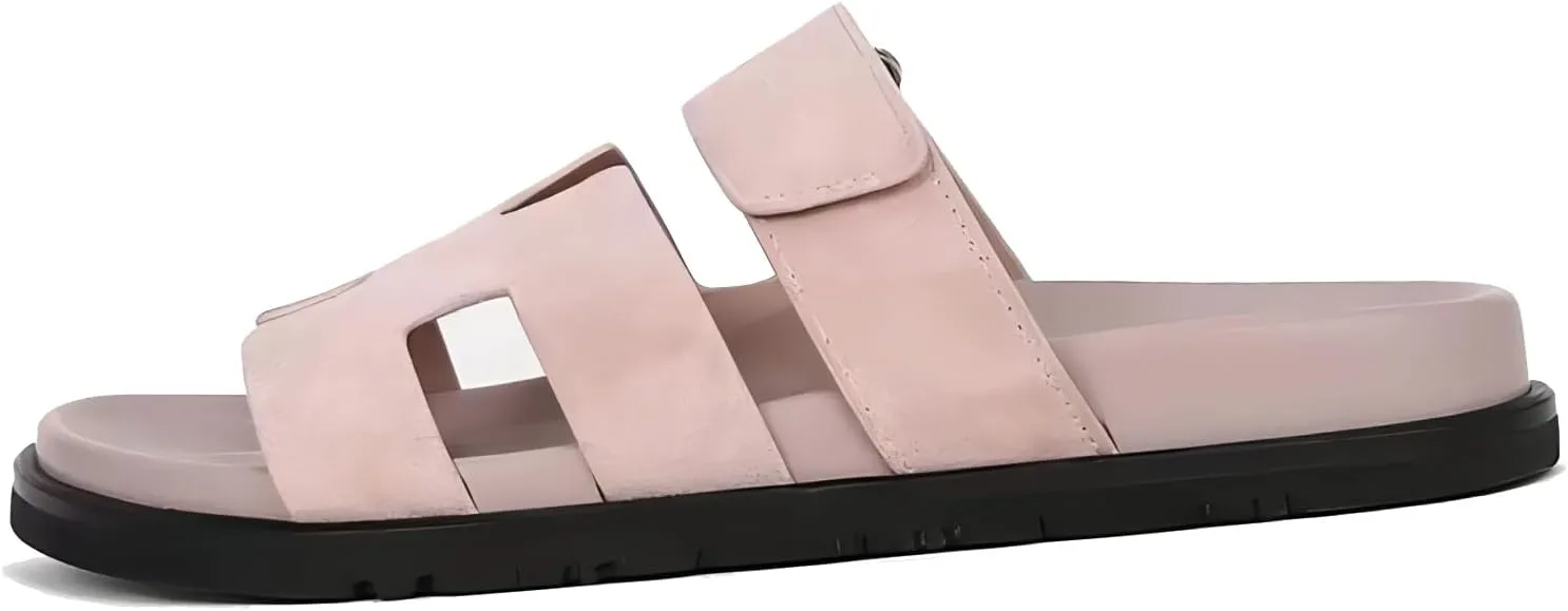 Women Sandals Summer Flat Sandal Comfy Adjustable Strap Sandals Fashion Mules Slip On Casual Sandals for Women