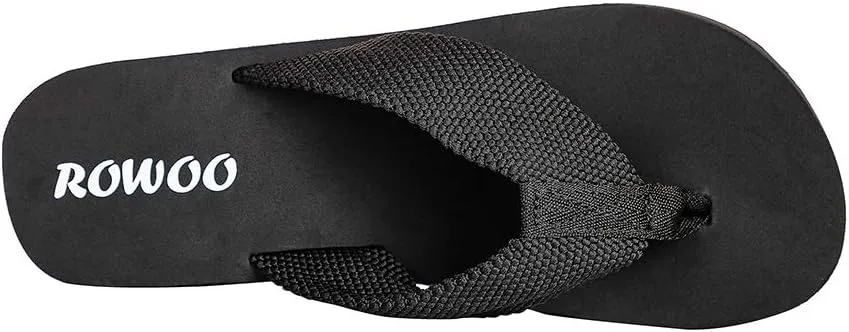 Women Wedge Sandals Platform Webbing Flip Flops