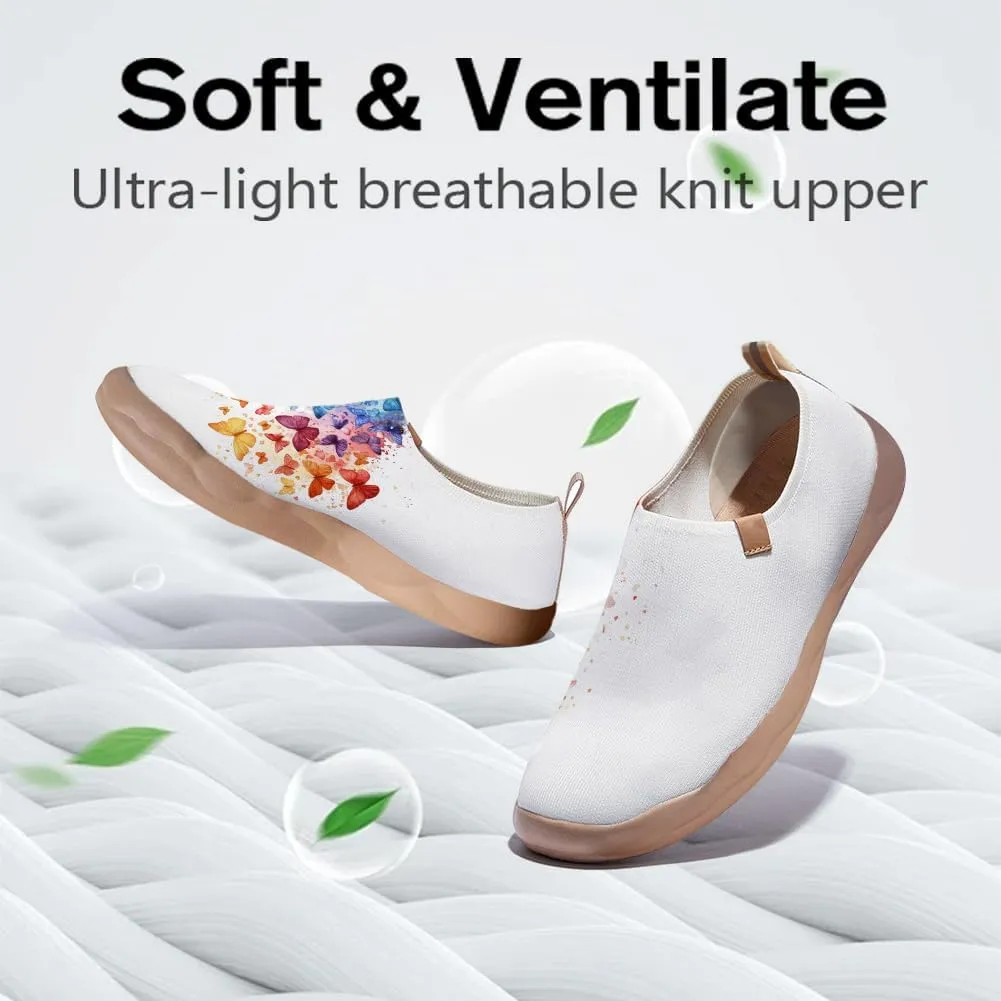Women's Art Travel Shoes Slip On Casual Cozy Loafers Lightweight Comfort Fashion Sneaker