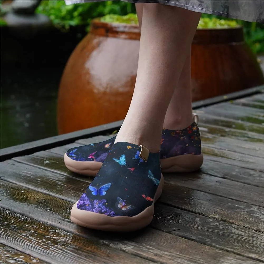 Women's Art Travel Shoes Slip On Casual Cozy Loafers Lightweight Comfort Fashion Sneaker