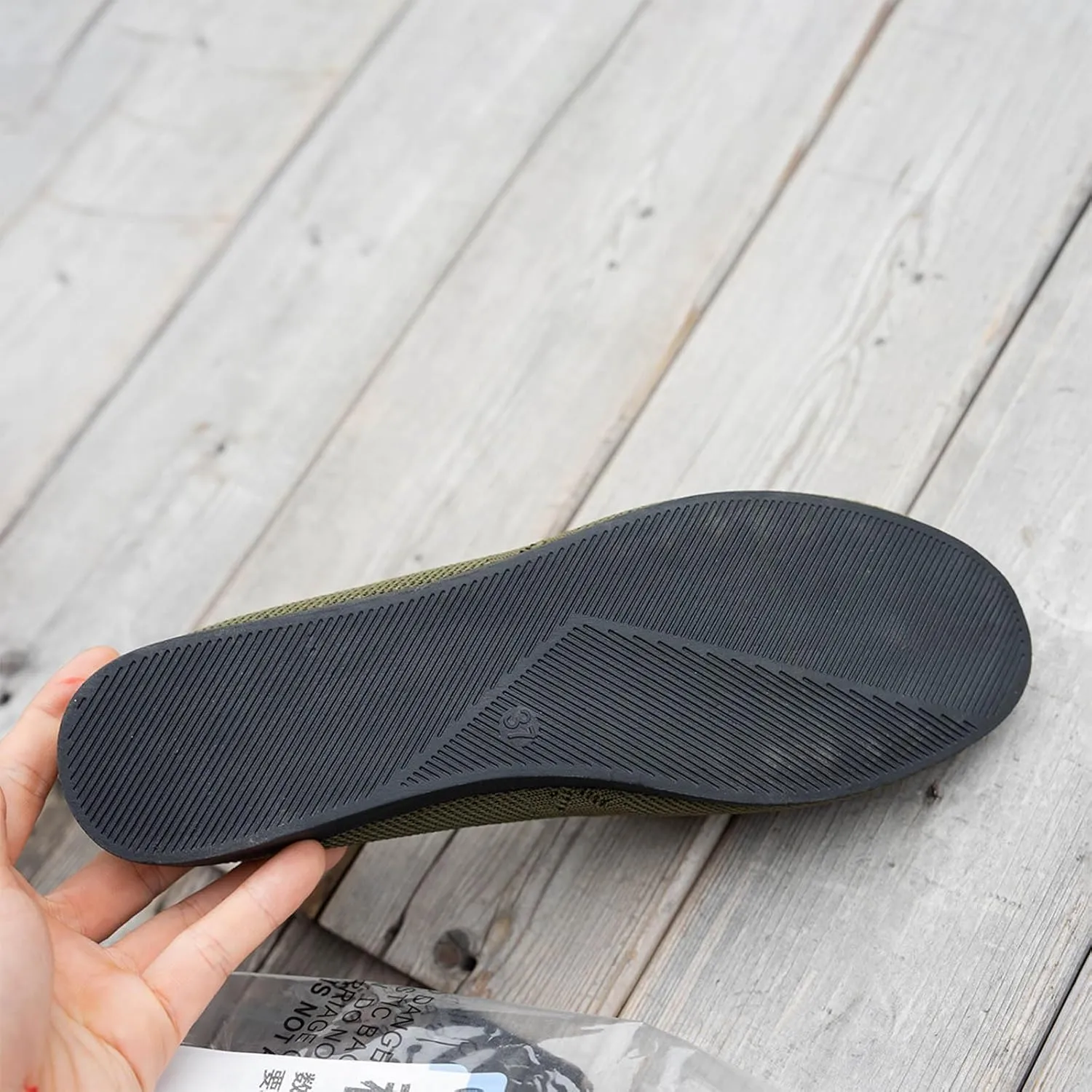 Women's Ballet Flats Soft Knit Lightweight Round Toe Slip On Comfort Ballerina Flat Shoes for Walking Low Wedge Soft