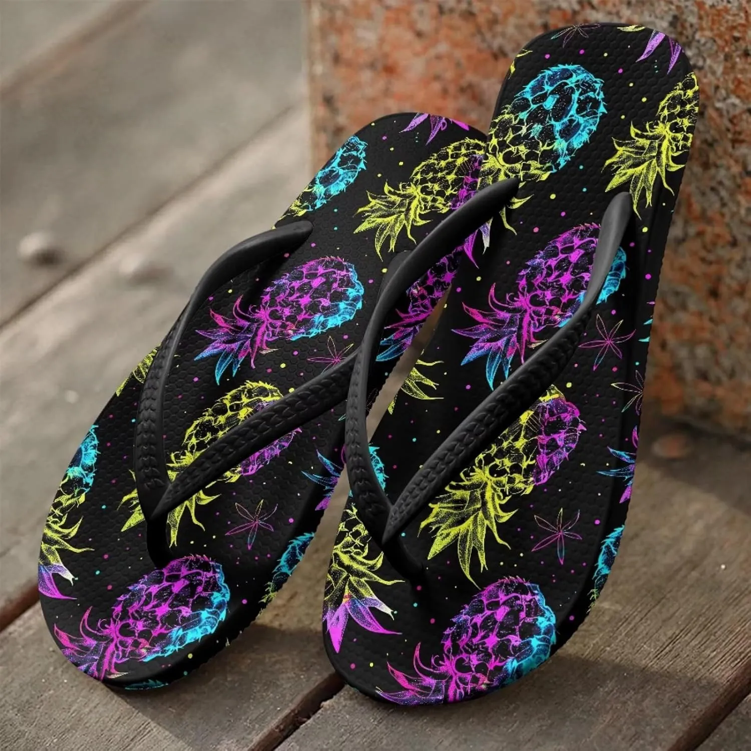 Women's Beach Flip Flops Women's Casual Walking Slippers Summer Indoor & Outdoor Sandals with Fashionable Design