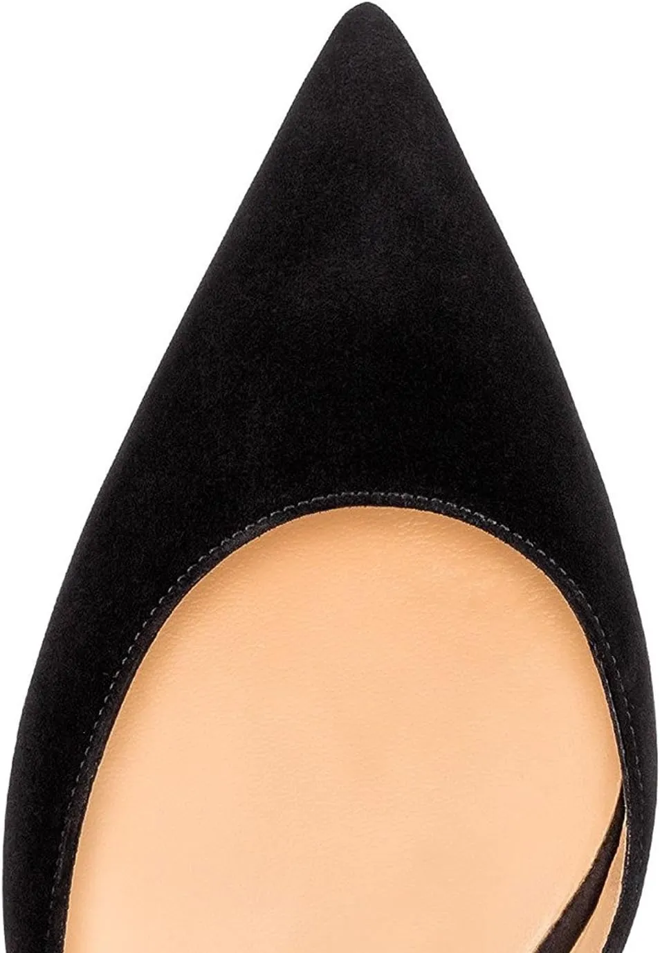 Women's D'Orsay Pumps Stiletto High Heel Shoes Slip On Sexy Pointed Toe Dress Pumps Shoes