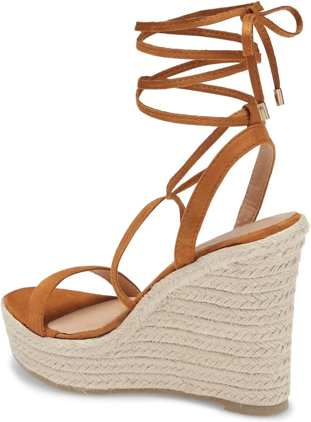 Women's Espadrille Wedges Lace Up Platform Ankle Cross Strap Slingback Summer Dress Sandals