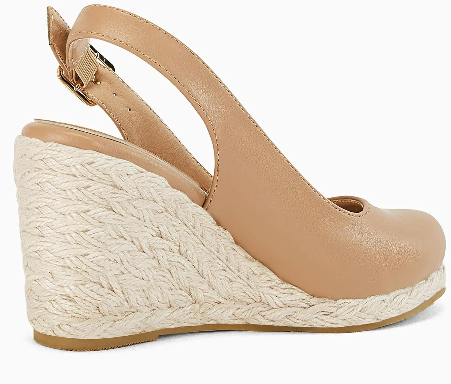 Womens Espadrilles Wedge Sandals Closed Toe Slingback Wedges Pumps Platform Heeled Sandal