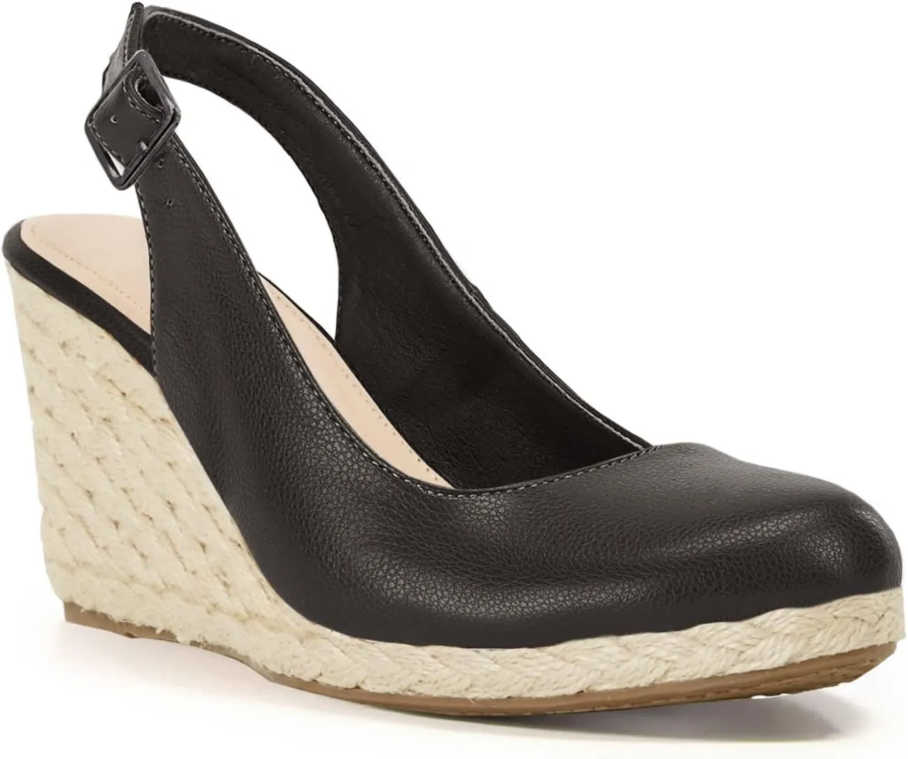 Womens Espadrilles Wedge Sandals Closed Toe Slingback Wedges Pumps Platform Heeled Sandal